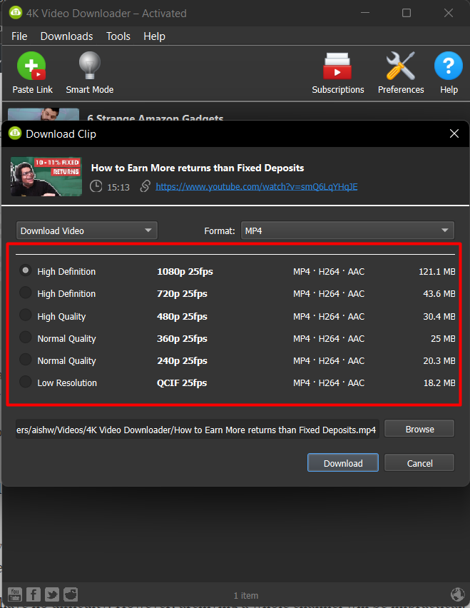 does 4k video downloader work with chrome