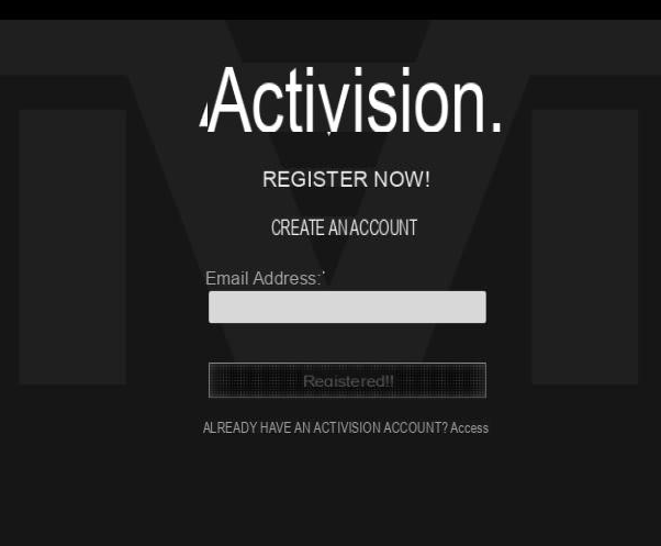How to make an Activision account 